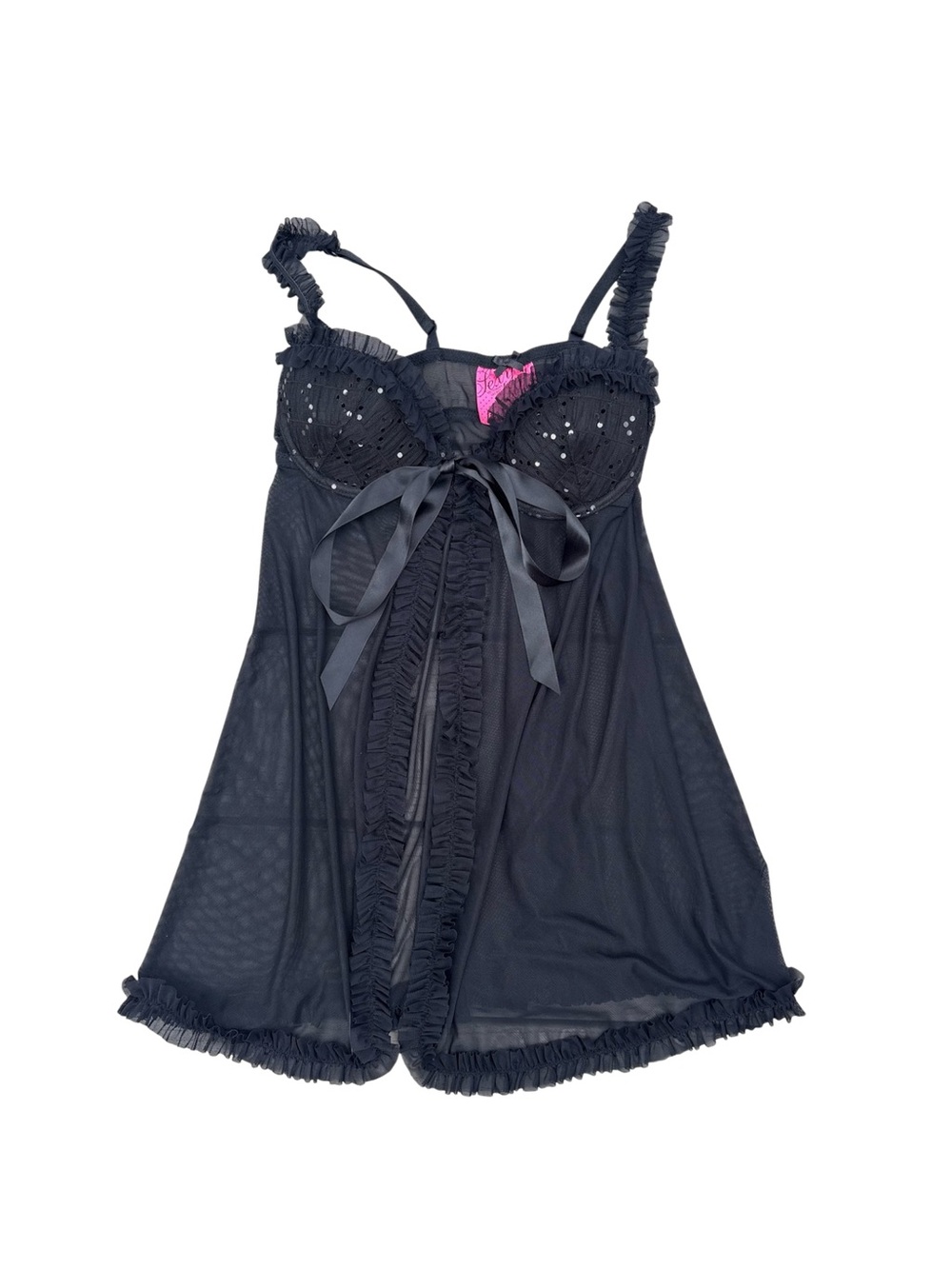 Victoria’s Secret Mesh Babydoll Teddy Embellished Lingerie